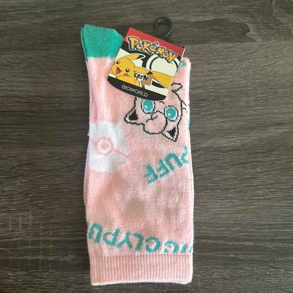 Pokémon Jigglypuff Socks - NEW